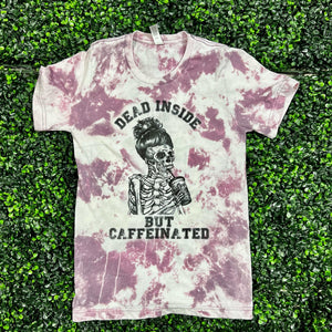 Dead Inside But Caffeinated Top Design