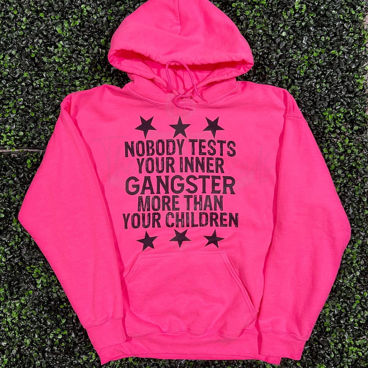 Nobody Test Your Inner Gangster Top Design