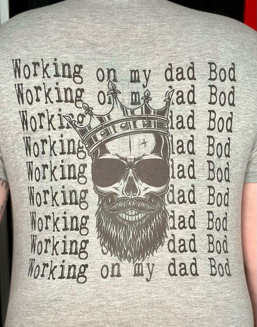Working on my Dad Bod (Front & Back) Top Design