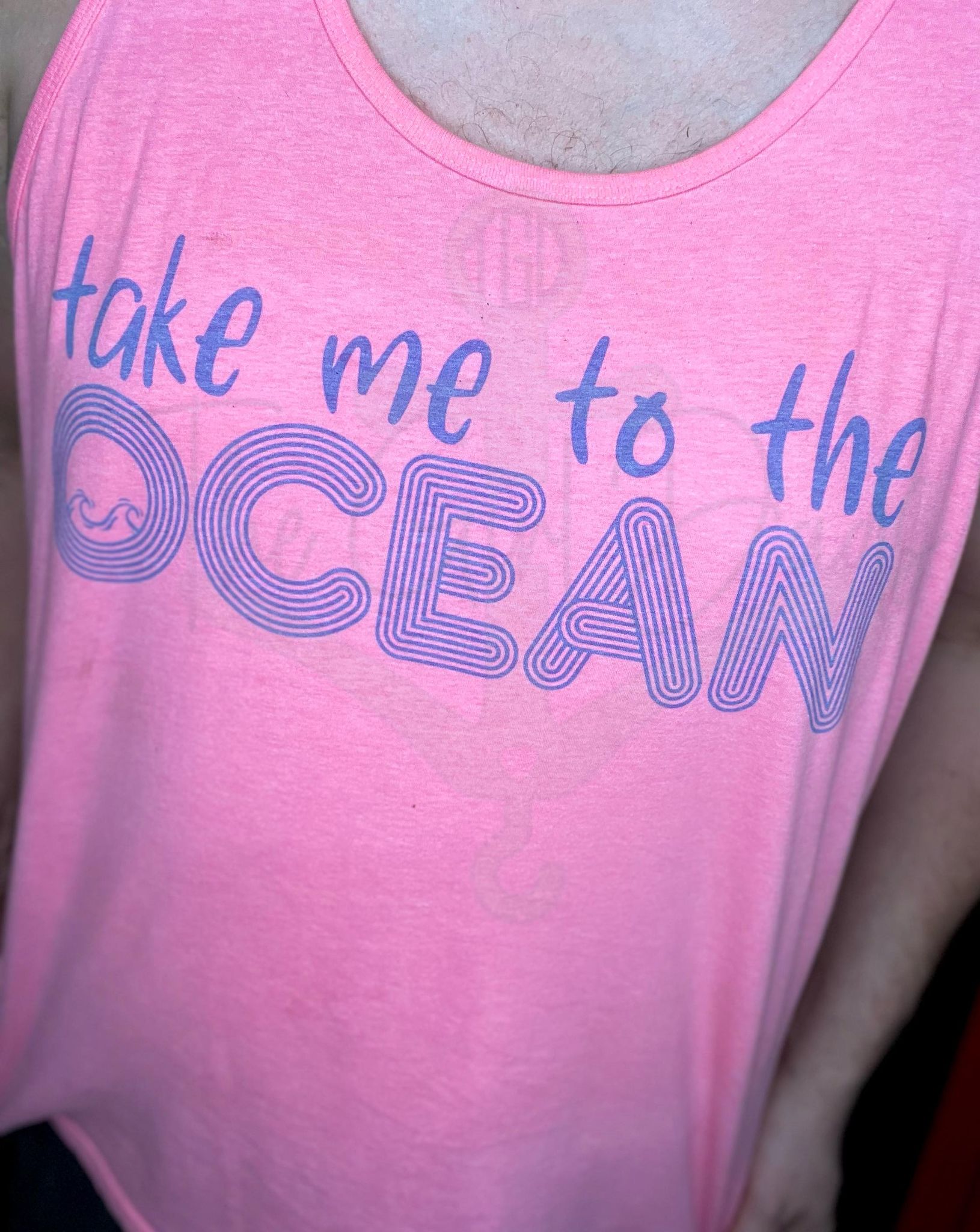 Take Me to the Ocean Top Design