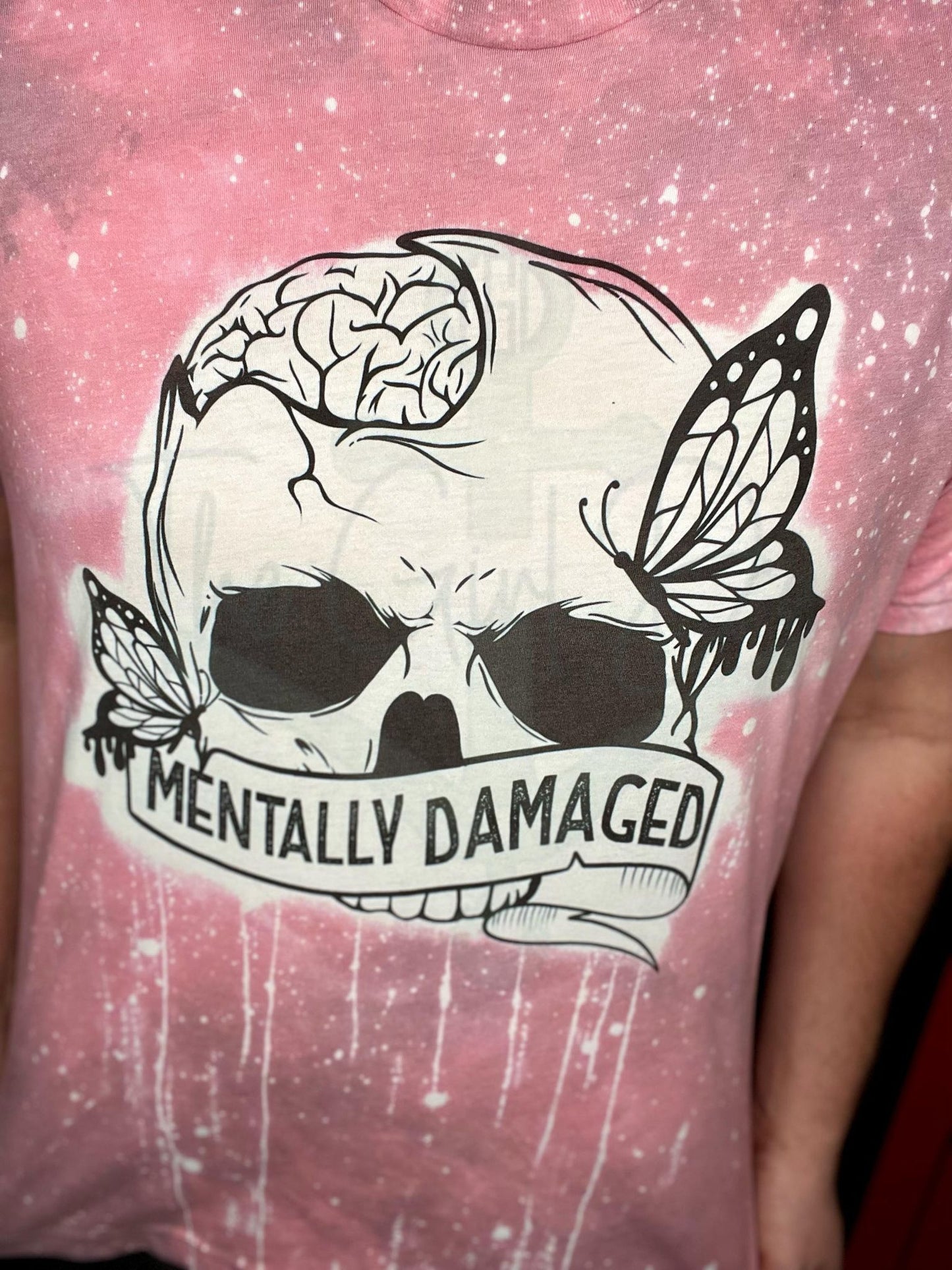 Mentally Damaged Top Design