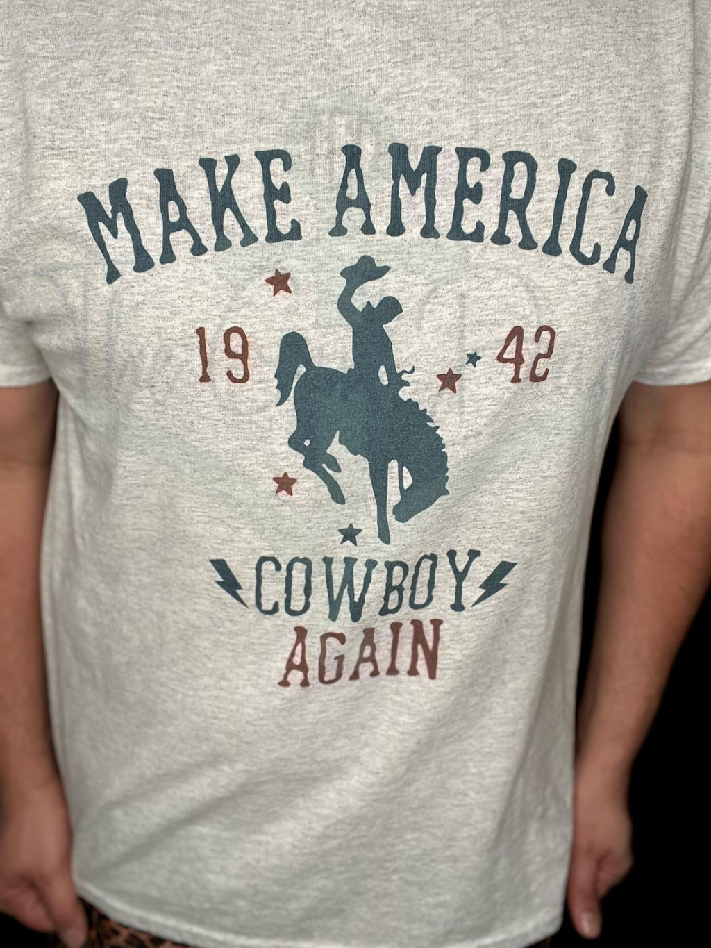Make America Cowboy Again Top Design