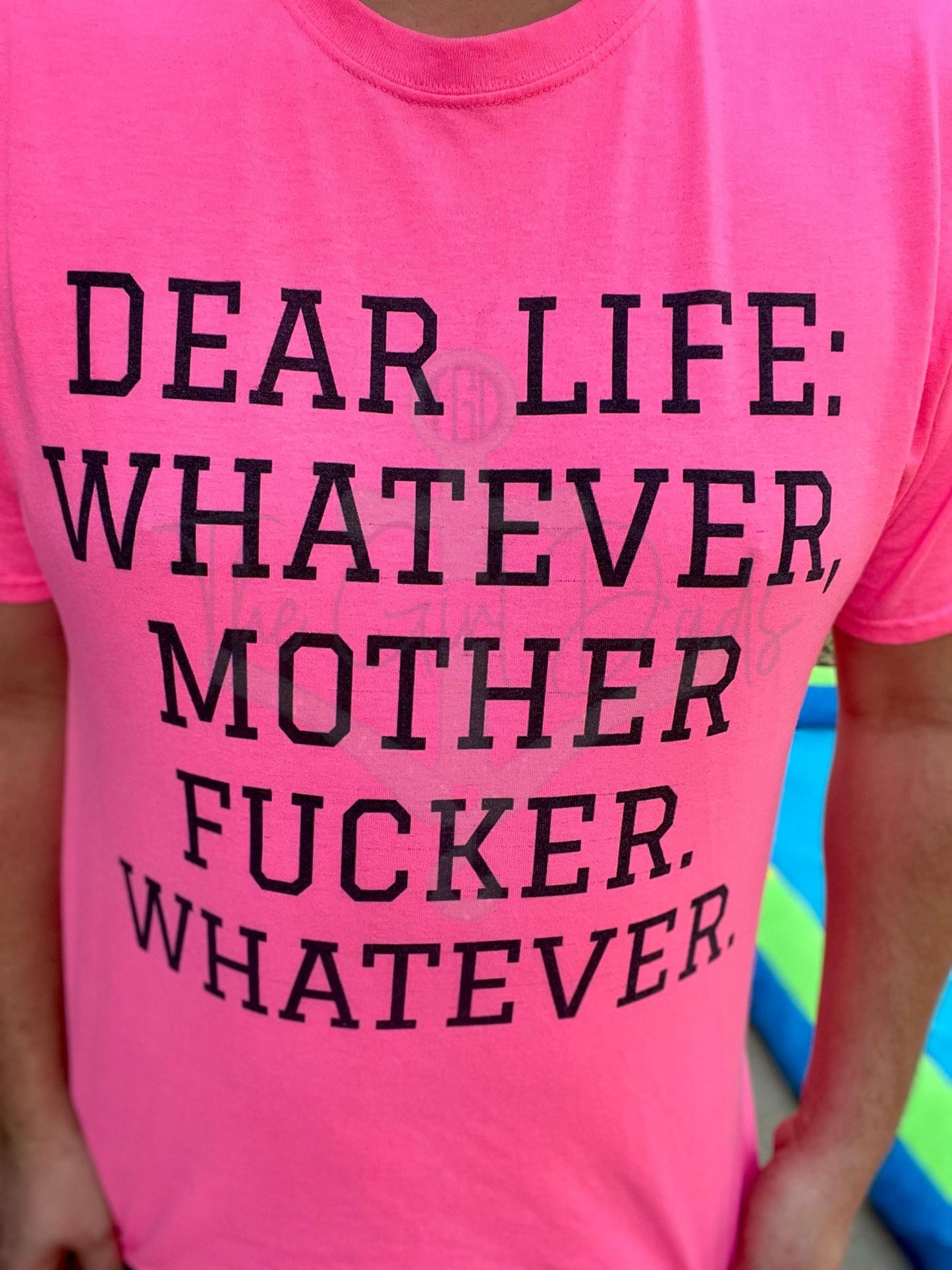 Dear Life Whatever Top Design