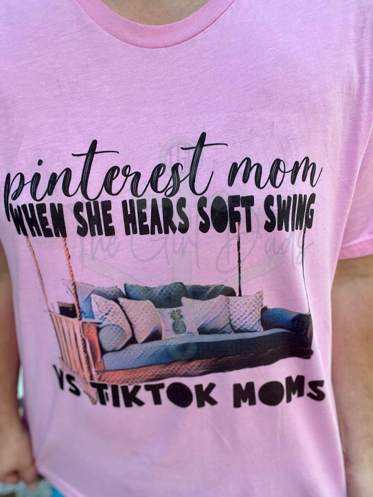 Pinterest Mom VS Tik Tok Mom Top Design