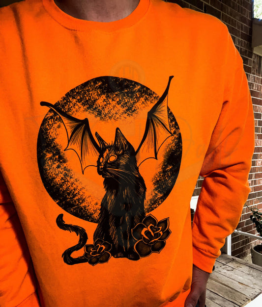 Vampire Cat Top Design