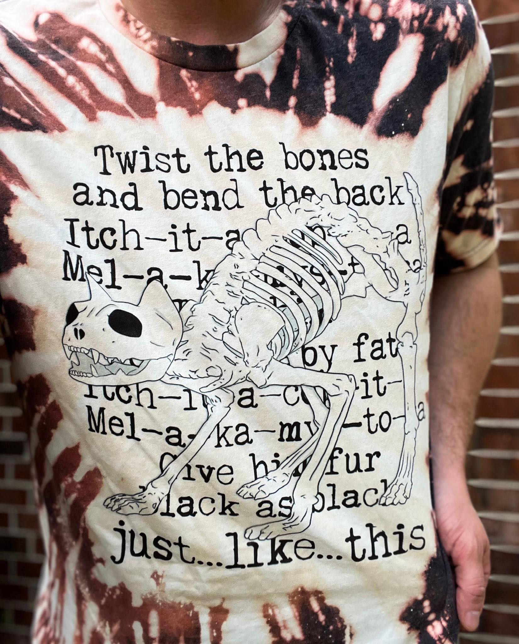 Twist the Bones and Bend the Back Top Design
