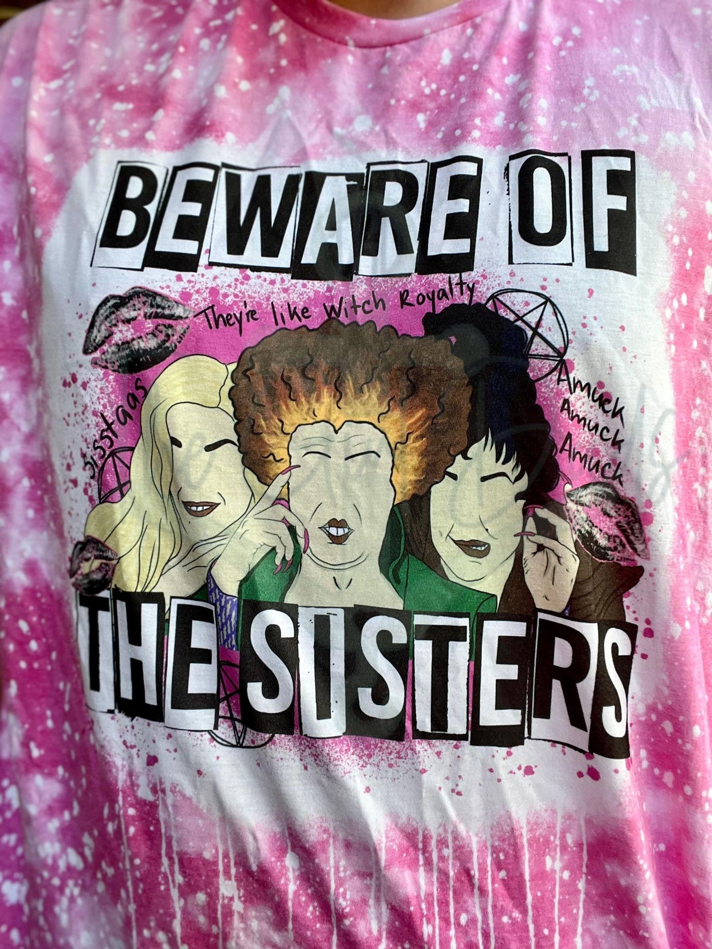 Beware of the Sisters Top Design