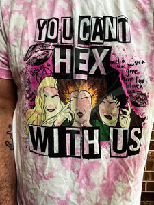 You Cant Hex With Us Top Design