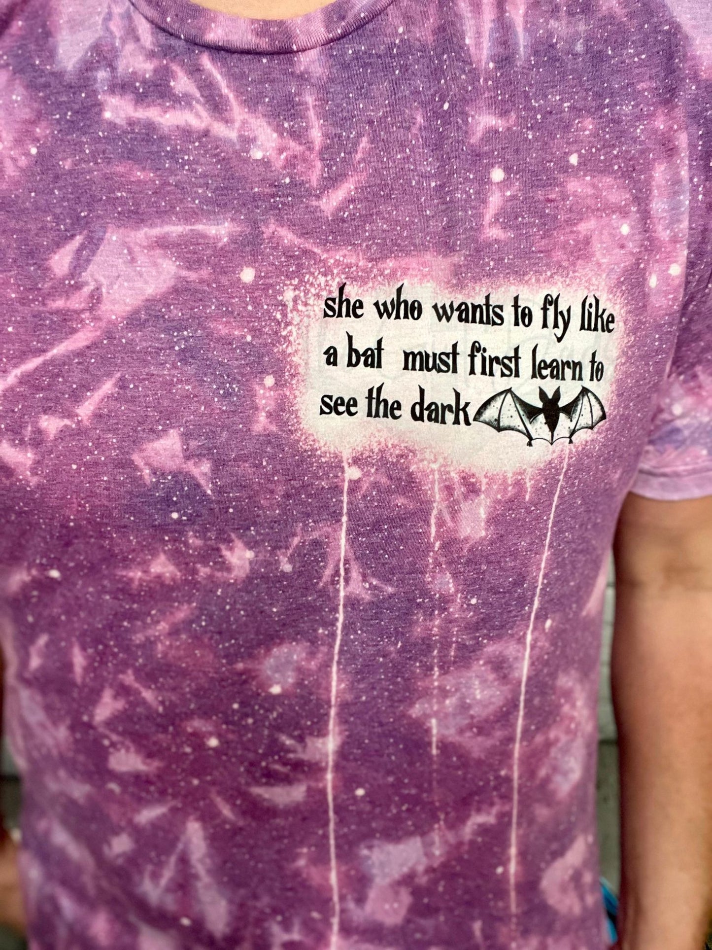 Fly Like a Bat (Front & Back) Top Design