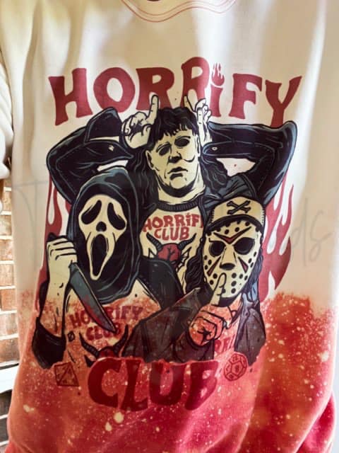 Horrify Club Top Design