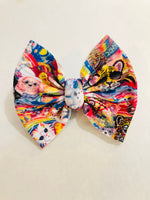 Colorful Animals Bow Fabric