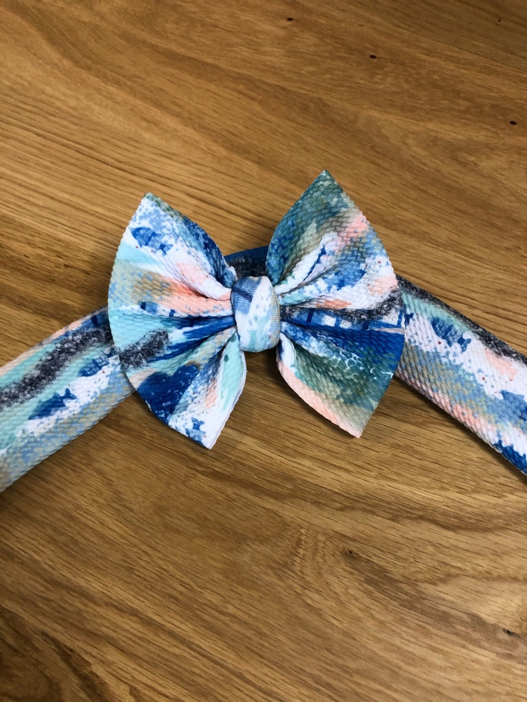 My First Fish Bow and Hair Accessory Fabric