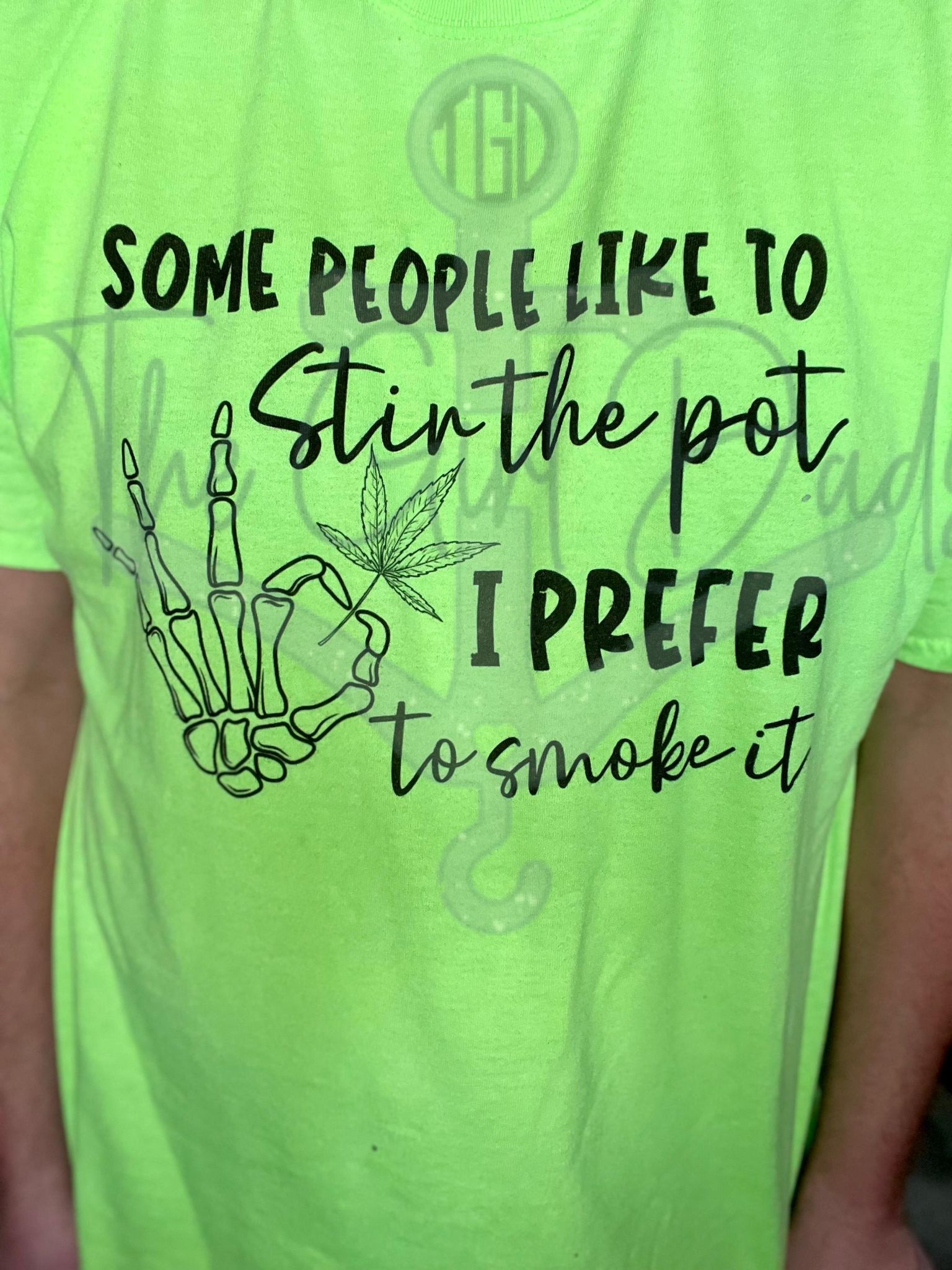 I Prefer to Smoke It Top Design