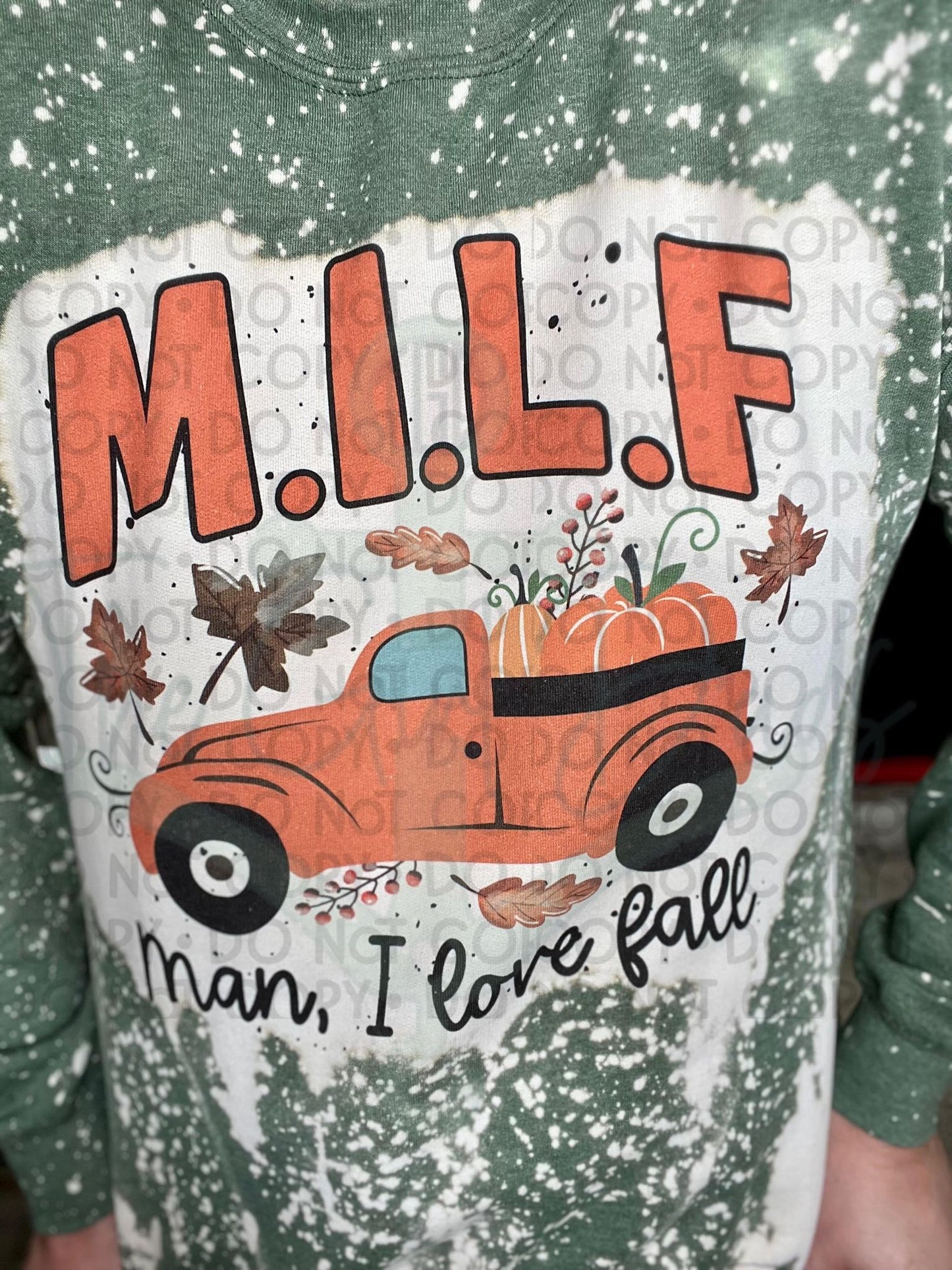 Man, I Love Fall Top Design