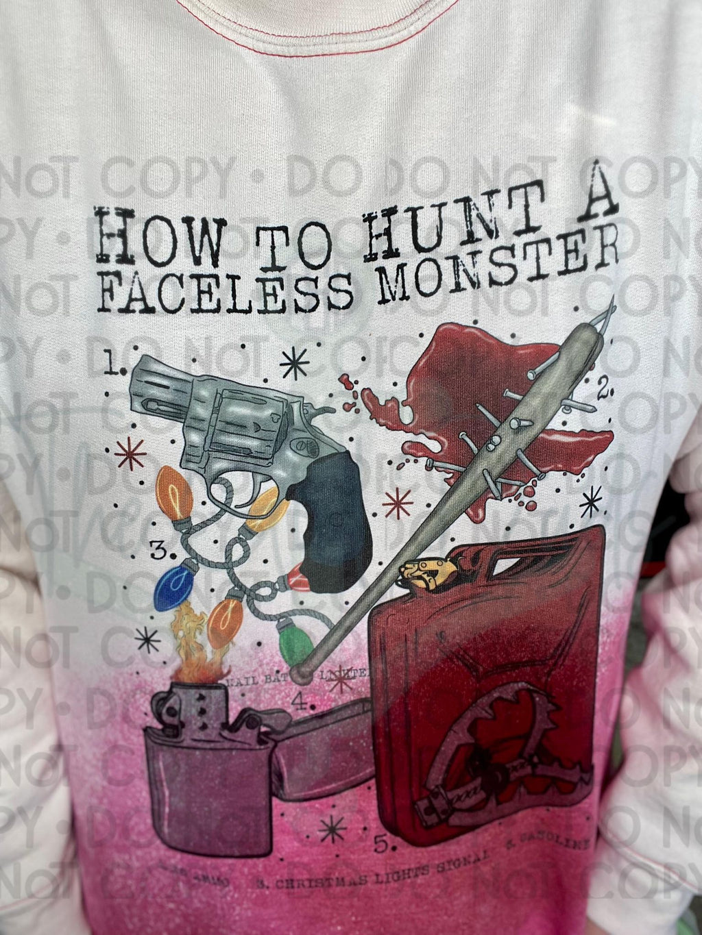 How to Hunt a Faceless Monster Top Design
