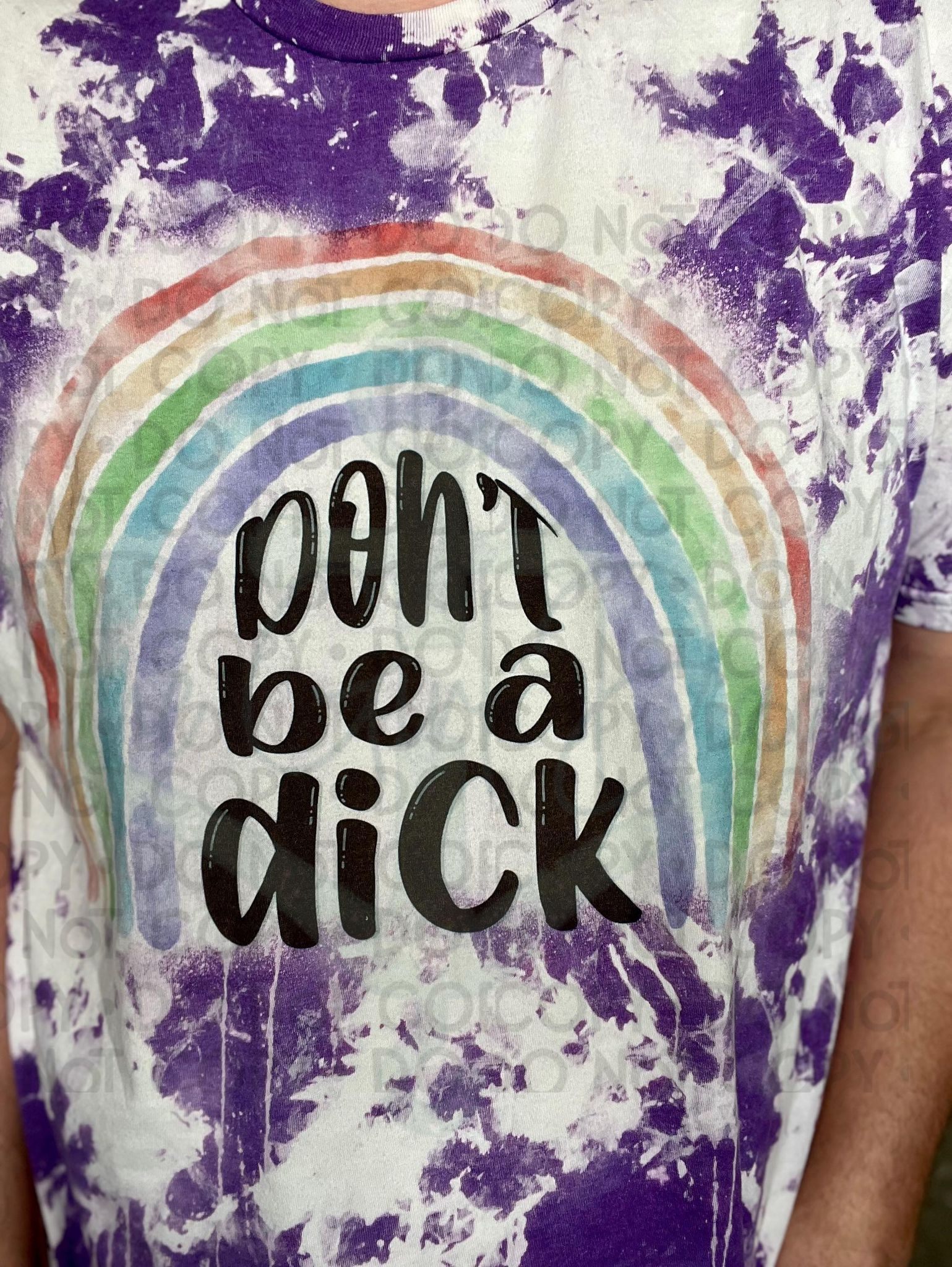 Don't Be a Dick Top Design