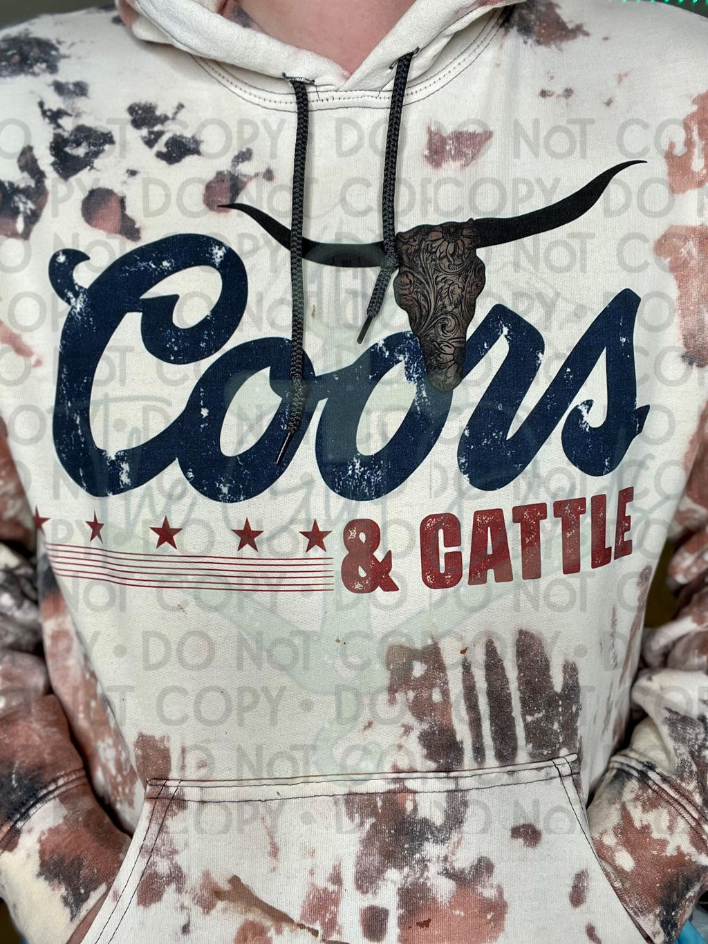 Coors and Cattle Top Design