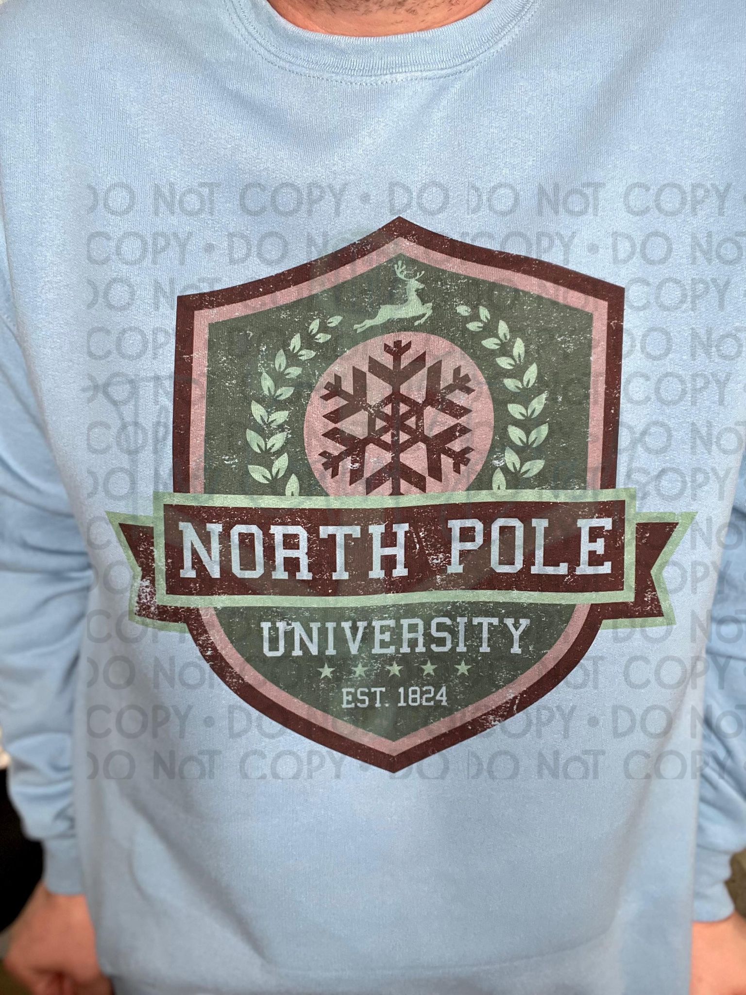 North Pole University Top Design