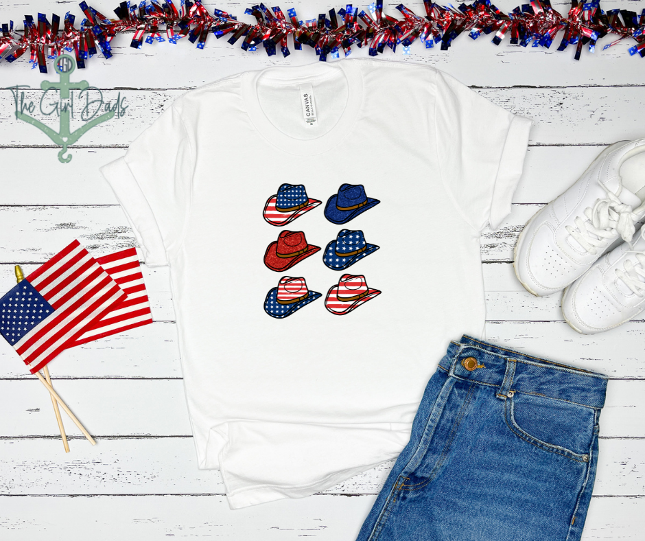 Patriotic Cowboy Hats Top Design