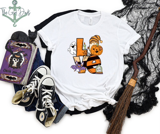 LOVE Halloween Top Design