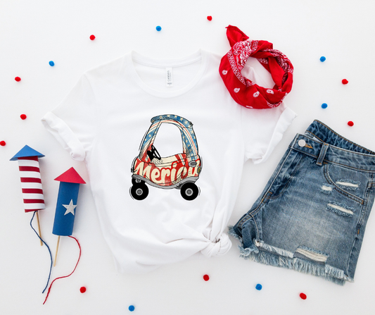 Merica Cozy Coupe Top Design