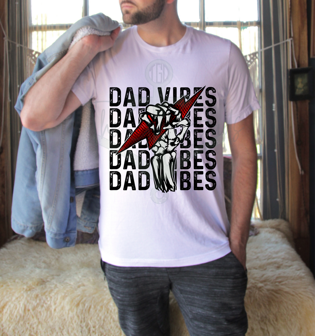 Dad Vibes Top (Full Colors) Top Design