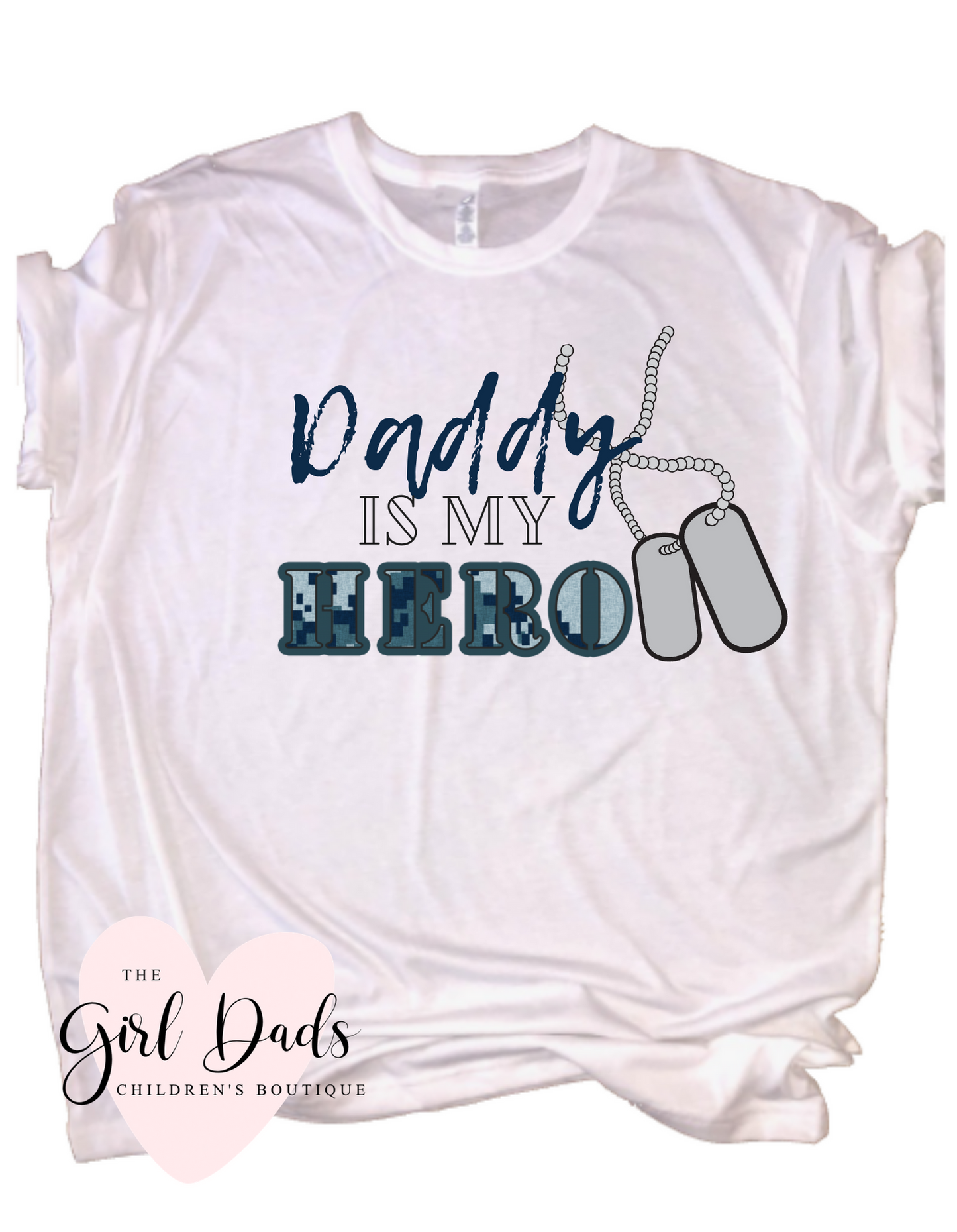 Daddy Is My Hero (Navy)