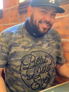 Best Dad Ever Screen Print Top Design