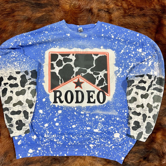 Cow Print Rodeo Top Design