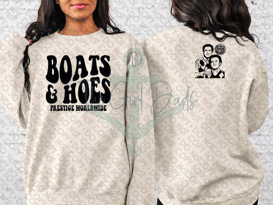 Boats & Hoes (Front & Back) Top Design