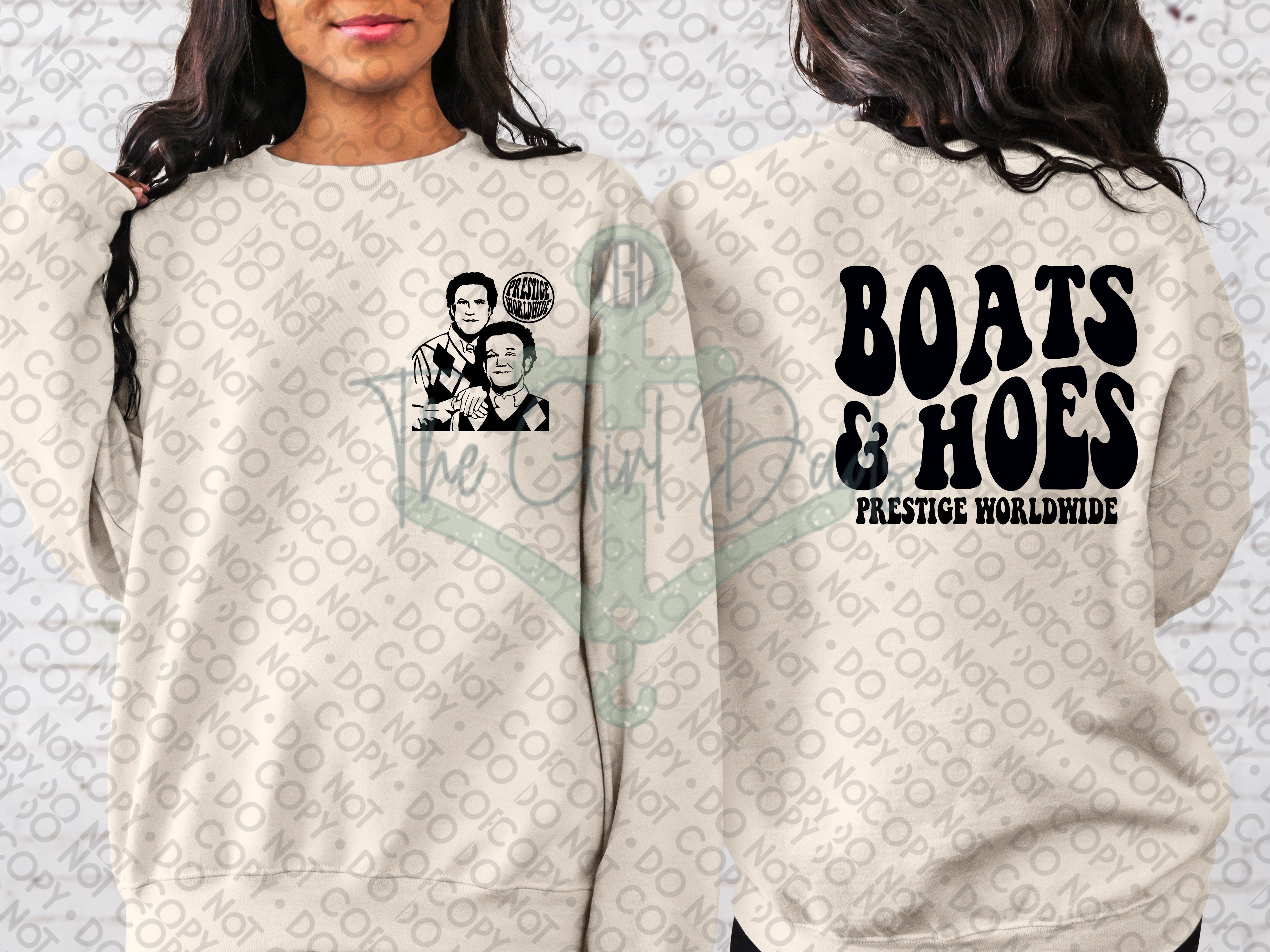 Boats & Hoes (Front & Back) Top Design