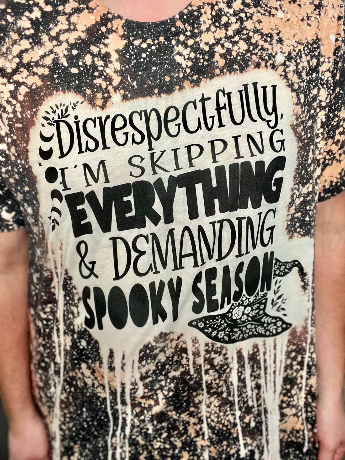 Demanding Spooky Season Top Design