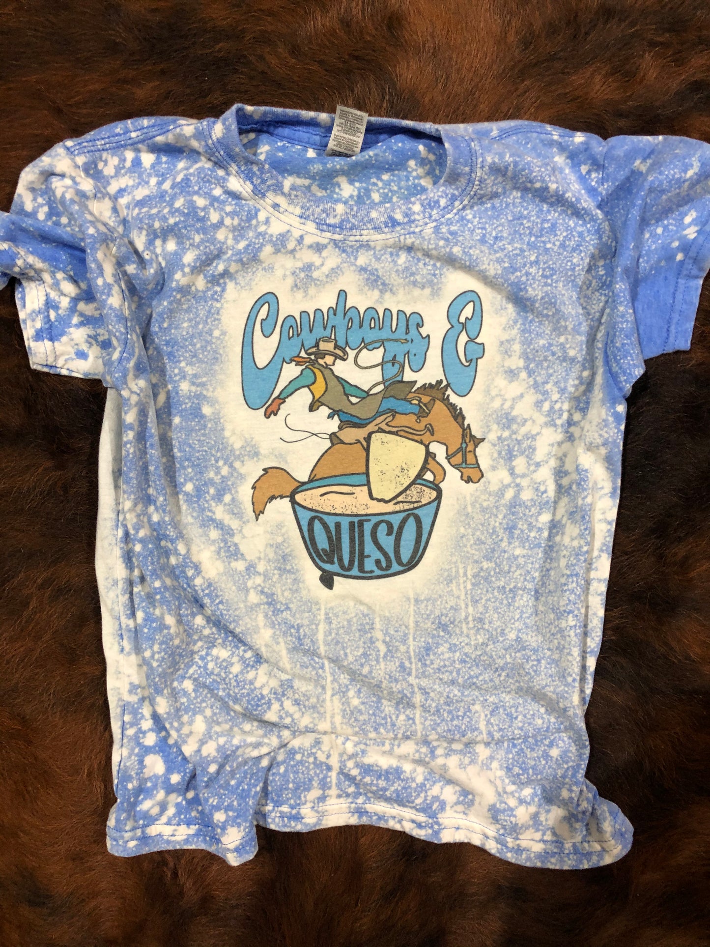 Cowboys & Queso Top Design