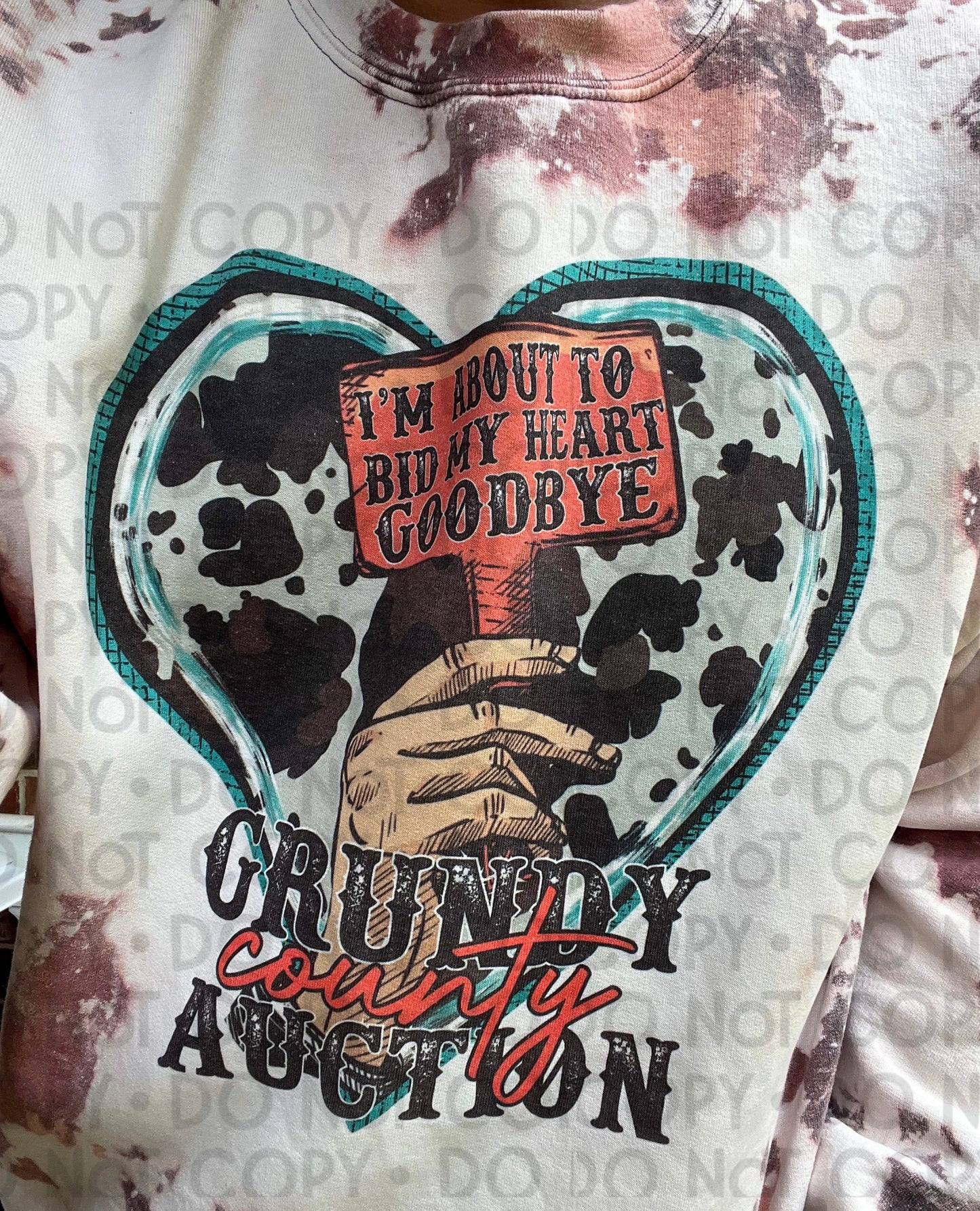 Grundy County Auction Cowhide Top Design