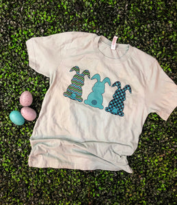 Green and Blue Bunnies Top Design