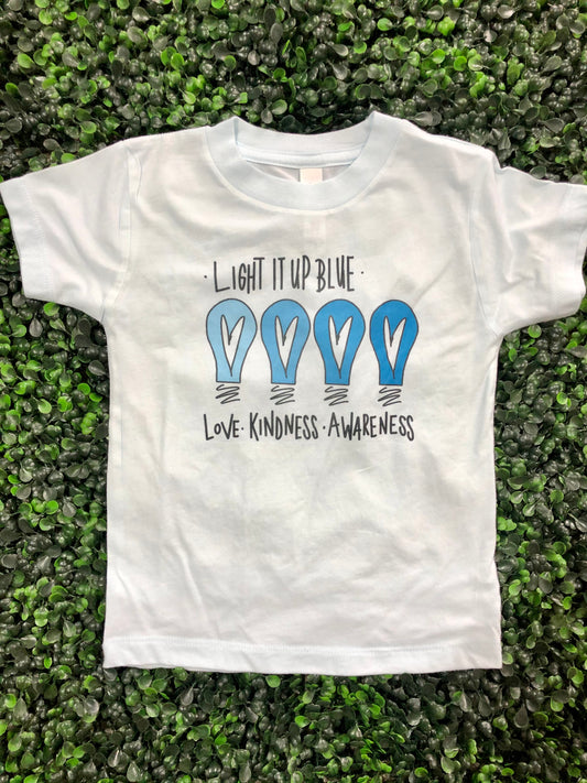 Light It Up Blue Top Design