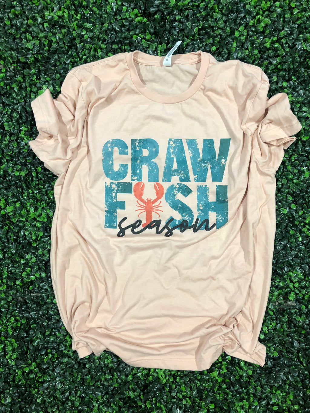 Blue Crawfish Season Top Design