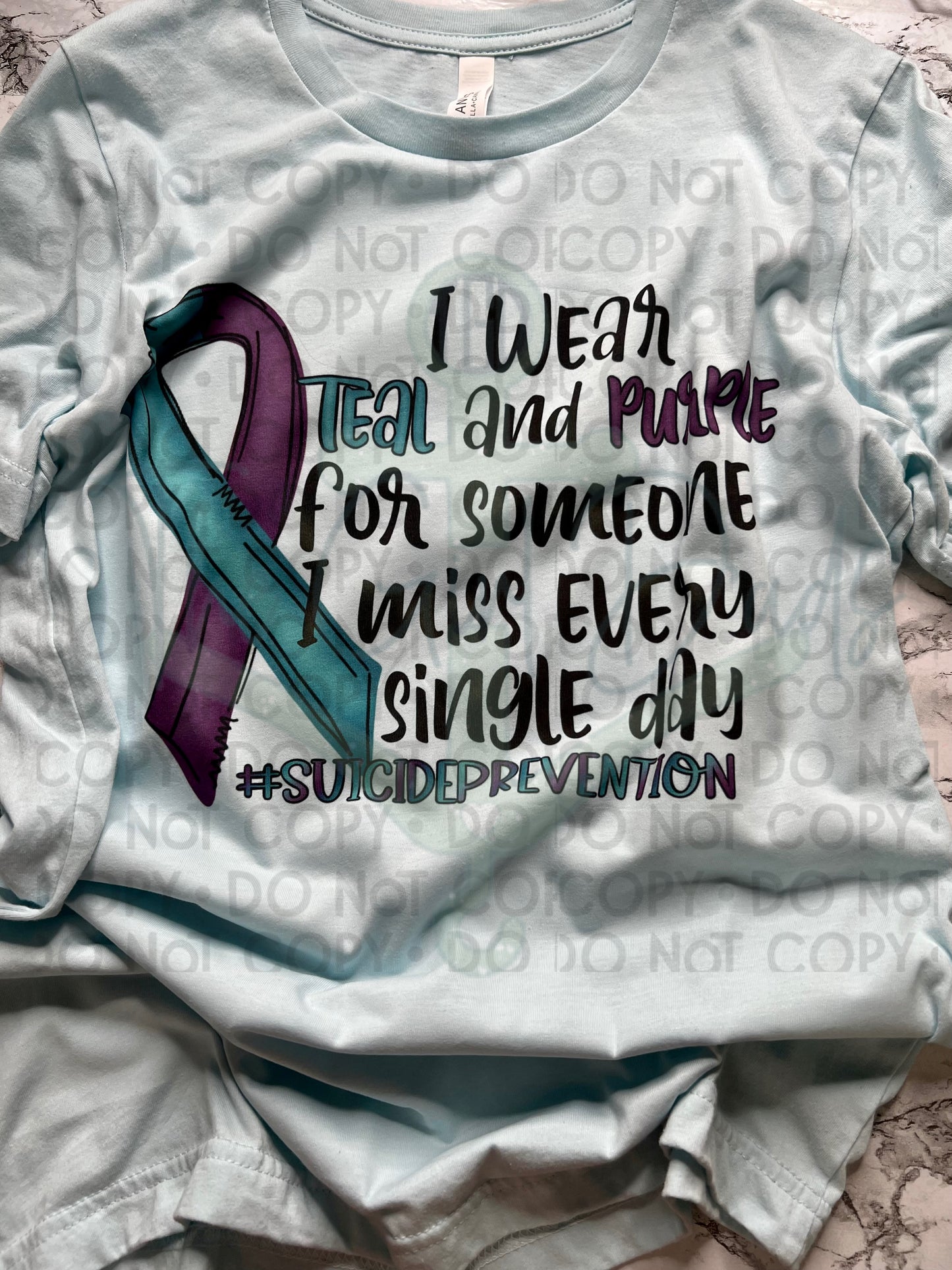 Suicide Awareness Top Design