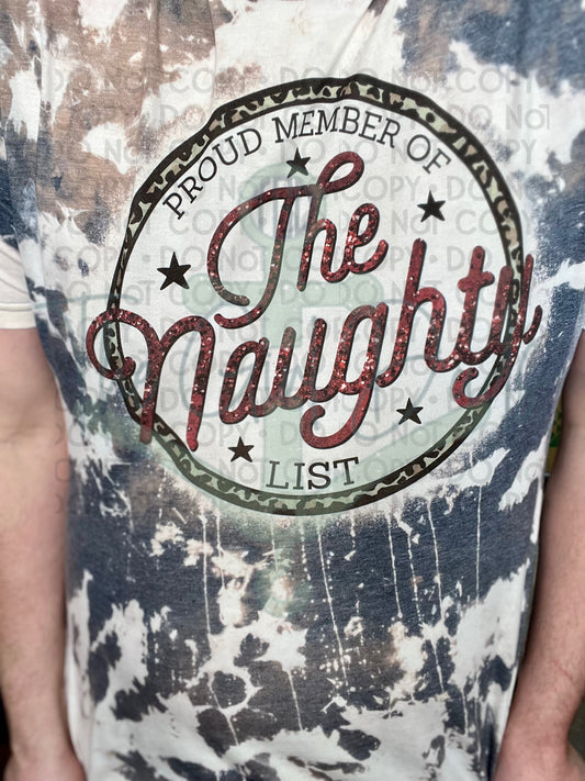 Proud Member Of The Naughty List Top Design