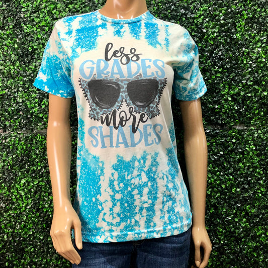 Less Grades More Shades Blue Top Design