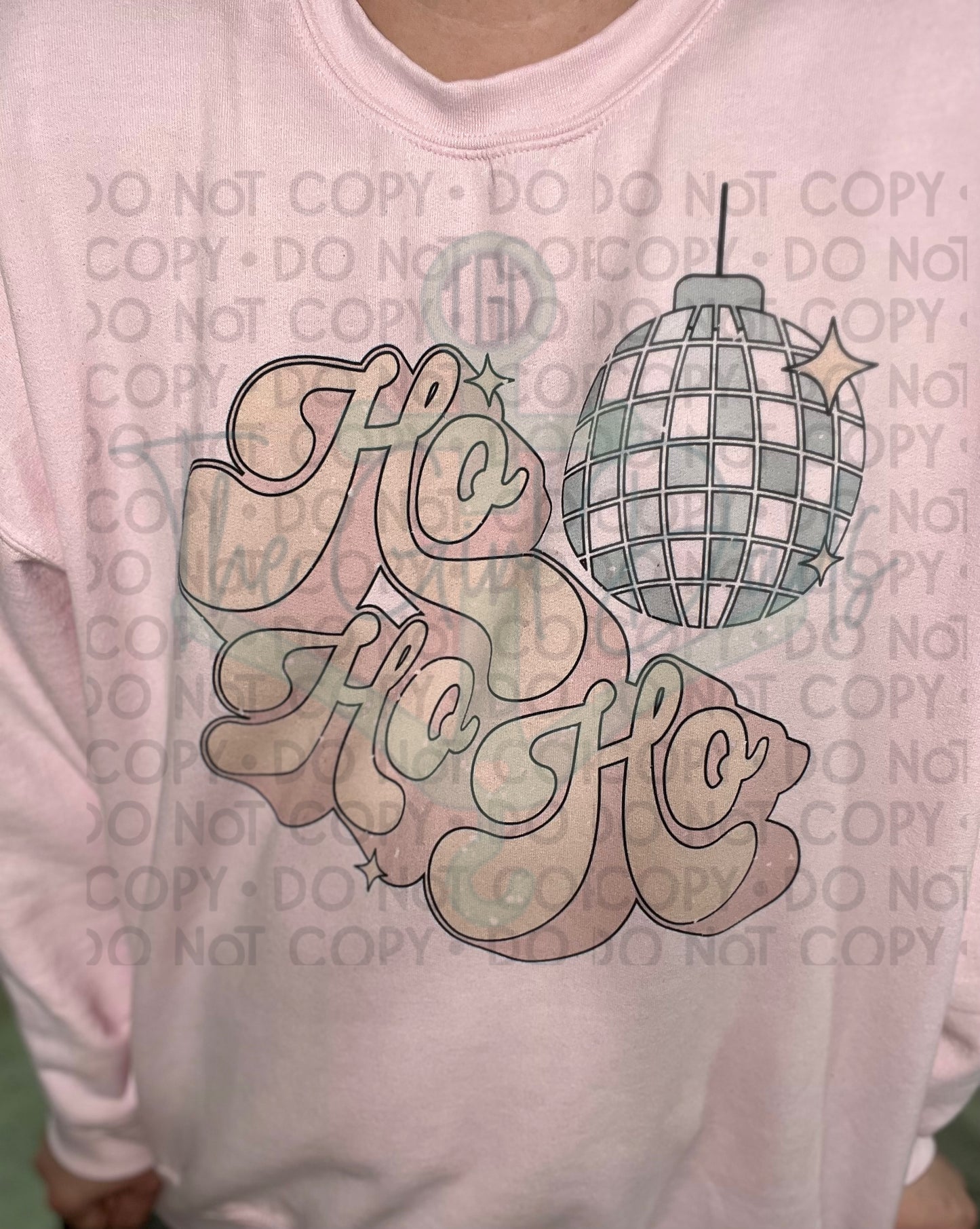 HoHoHo Disco Ball Top Design