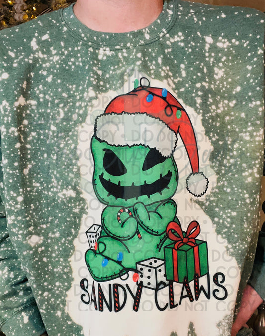 Sandy Claws Green Top Design