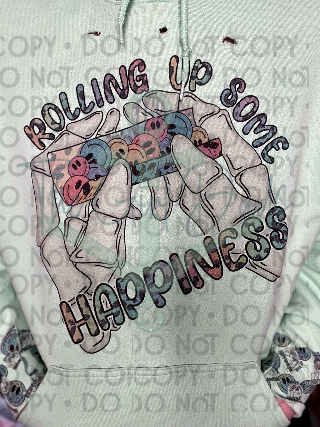 Rolling Up Some Happiness Top Design