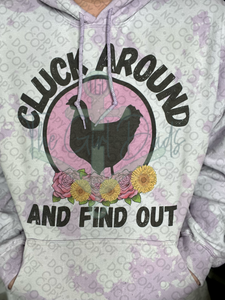Cluck Around And Find Out Pink Top Design