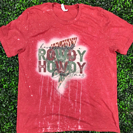 Rowdy Howdy Christmas Top Design