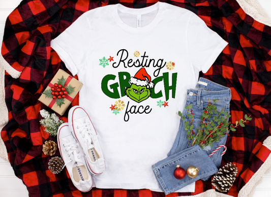 Resting Green Face Design