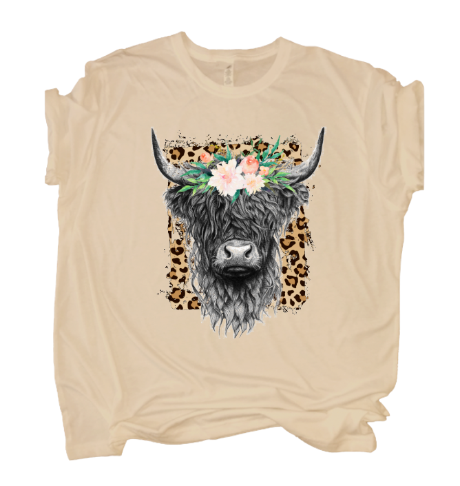 Boho Cow Tee