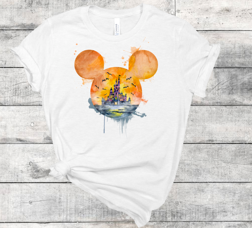 Halloween Castle (No Bow) Tee