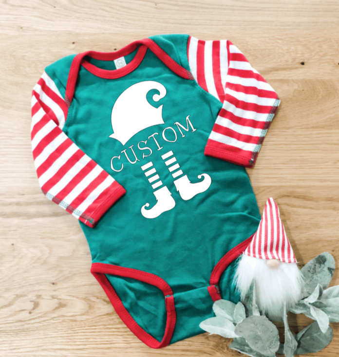 Custom Name Elf Onesie