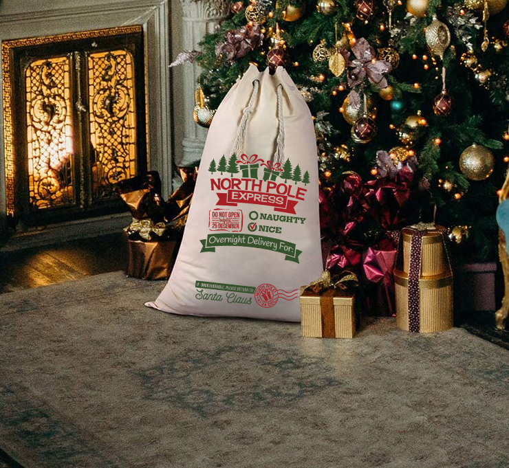 Overnight Delivery Santa Sack